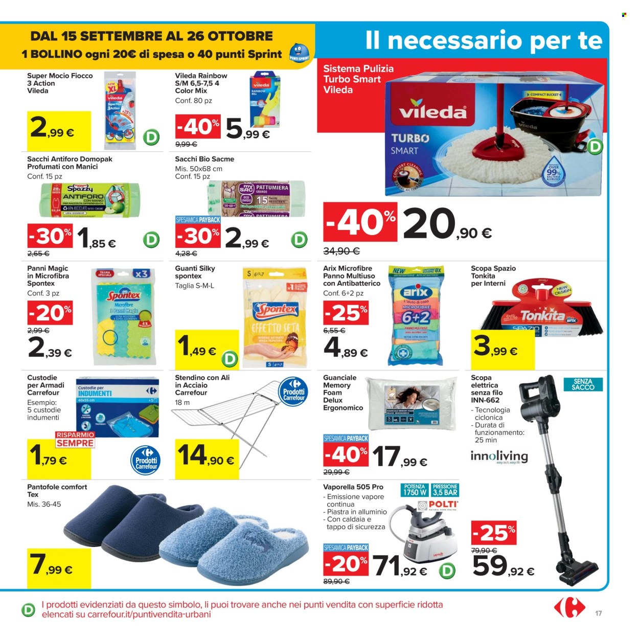 Volantino Carrefour - 15/9/2025 - 25/9/2025. Pagina 17