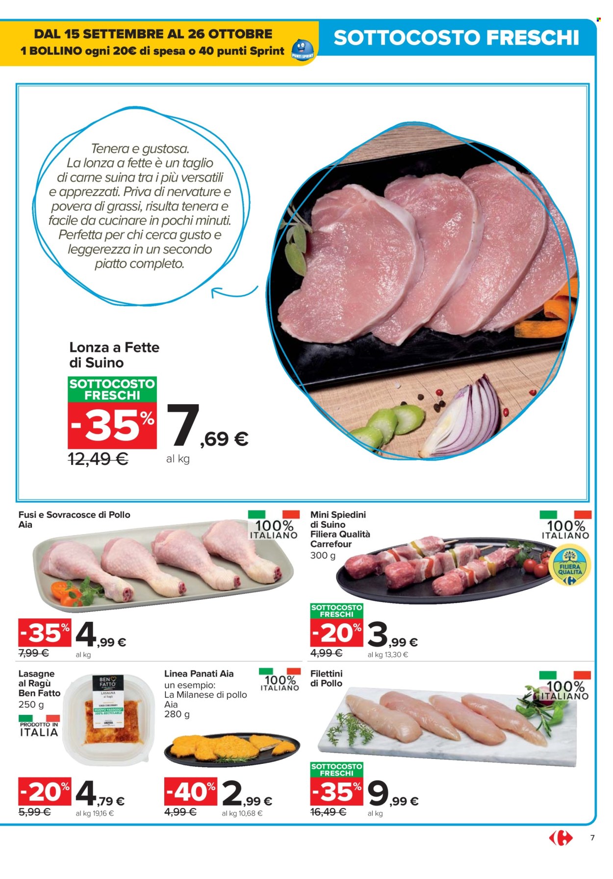 Volantino Carrefour - 15/9/2025 - 25/9/2025. Pagina 7
