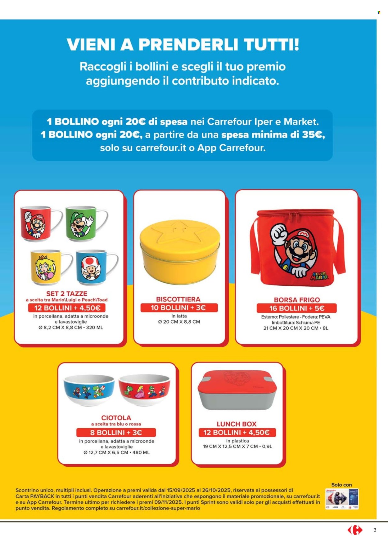 Volantino Carrefour - 15/9/2025 - 25/9/2025. Pagina 3