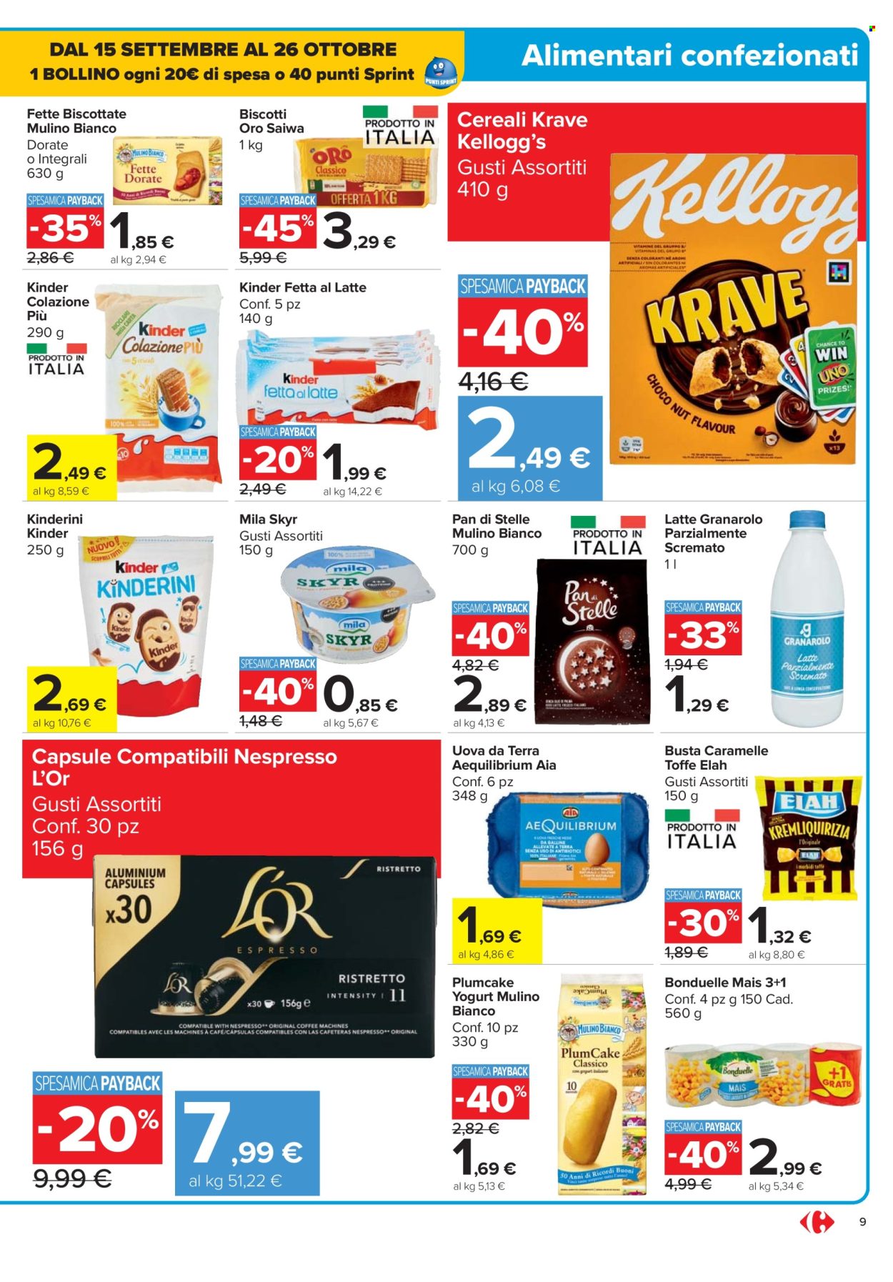 Volantino Carrefour - 15/9/2025 - 25/9/2025. Pagina 9