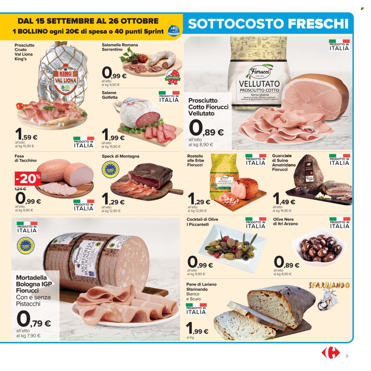 Volantino Carrefour - 15/9/2025 - 25/9/2025. Pagina 3