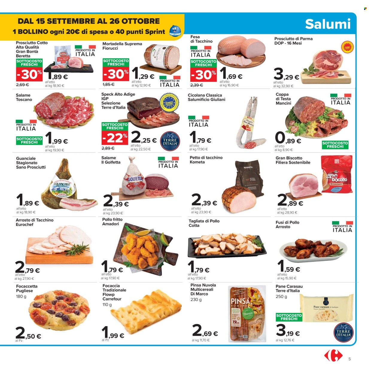 Volantino Carrefour - 15/9/2025 - 25/9/2025. Pagina 5