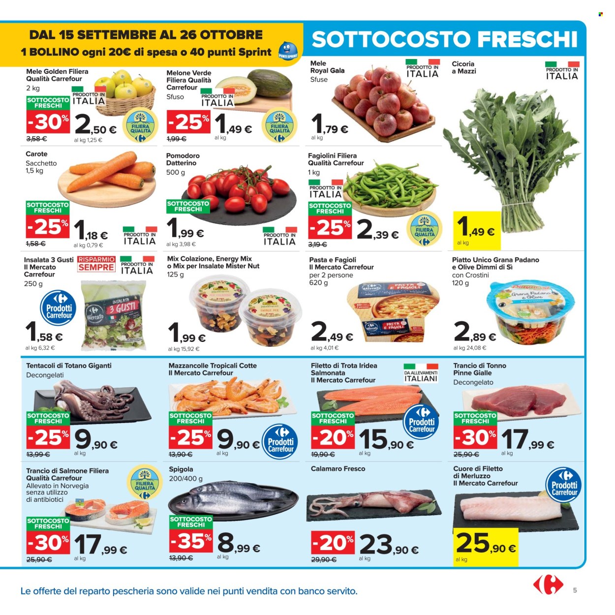 Volantino Carrefour - 15/9/2025 - 25/9/2025. Pagina 5
