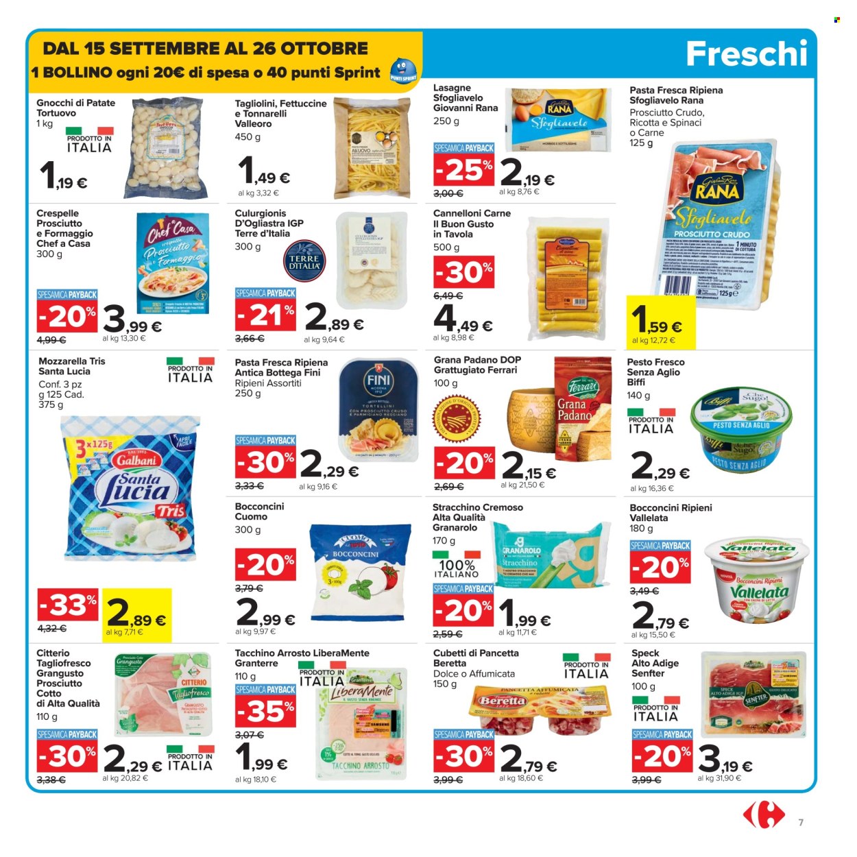 Volantino Carrefour - 15/9/2025 - 25/9/2025. Pagina 7