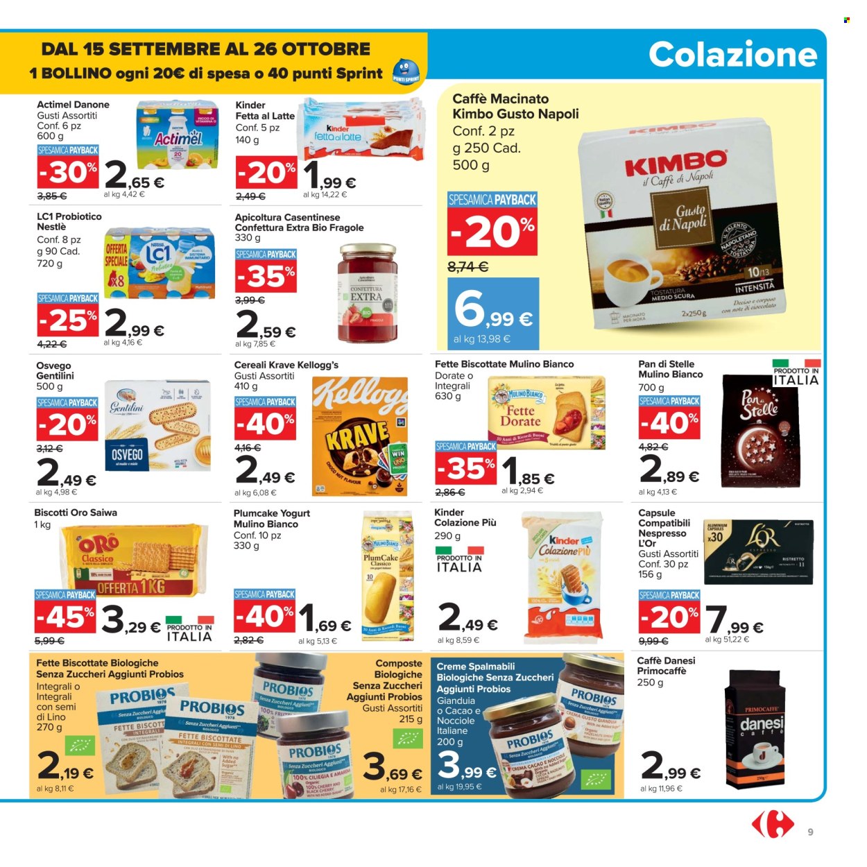 Volantino Carrefour - 15/9/2025 - 25/9/2025. Pagina 9