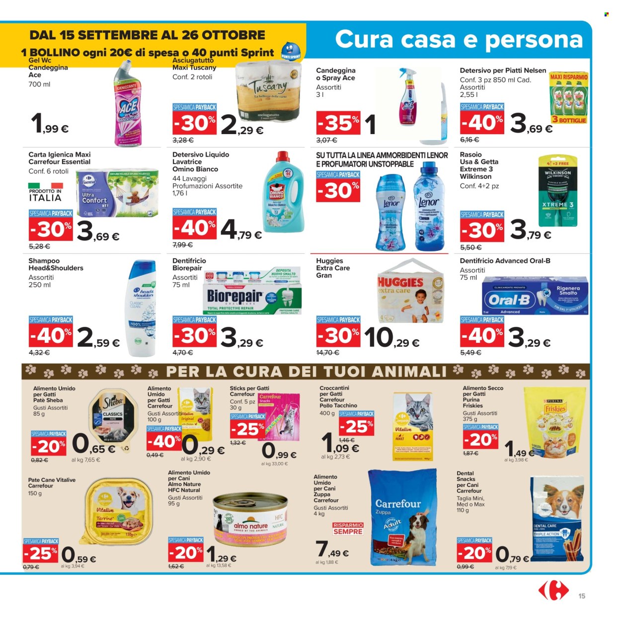Volantino Carrefour - 15/9/2025 - 25/9/2025. Pagina 15