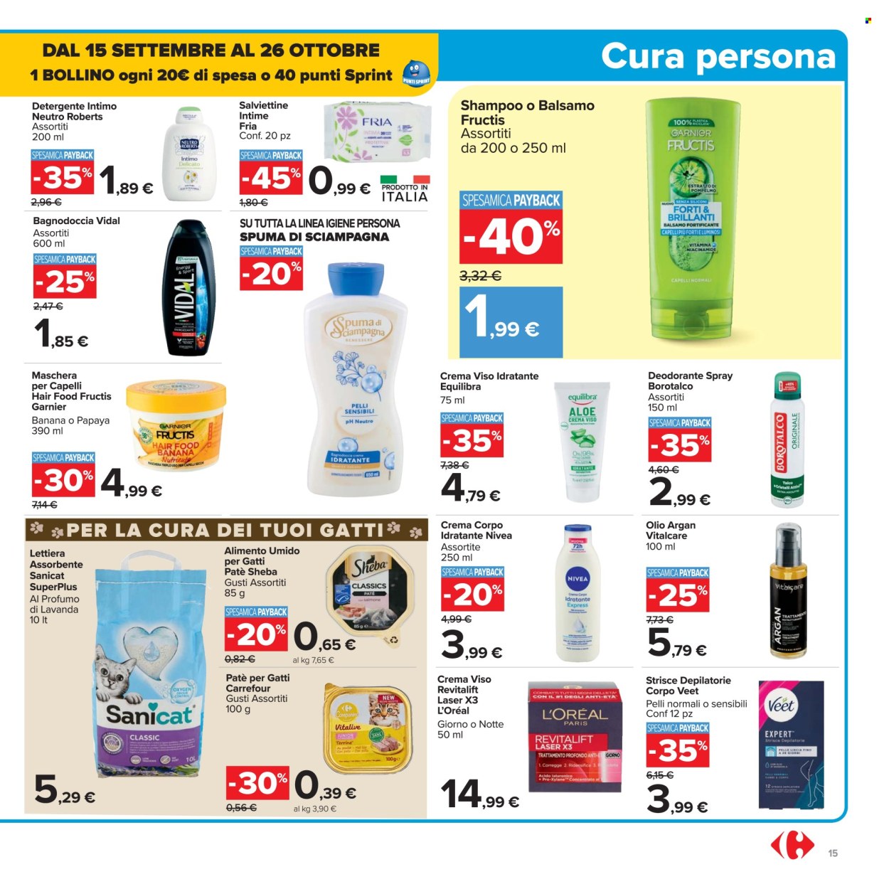 Volantino Carrefour - 15/9/2025 - 25/9/2025. Pagina 15
