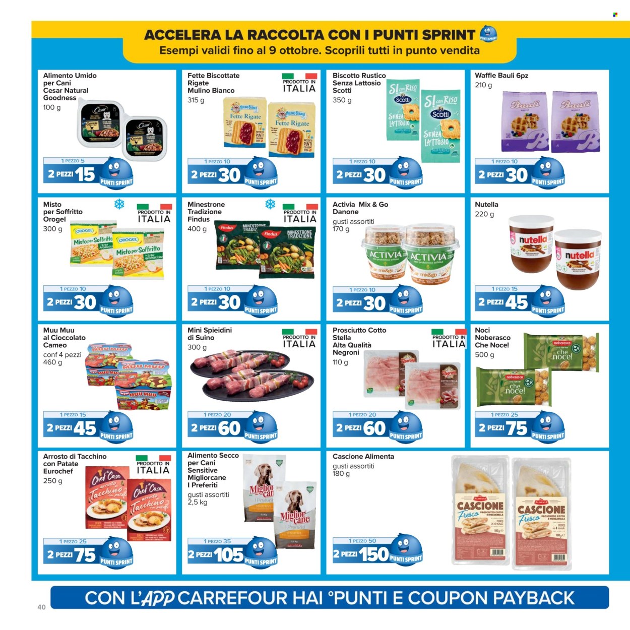 Volantino Carrefour - 15/9/2025 - 25/9/2025. Pagina 40