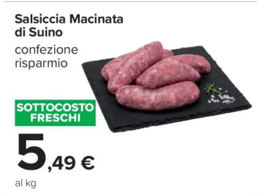 Salsiccia Macinata di Suino