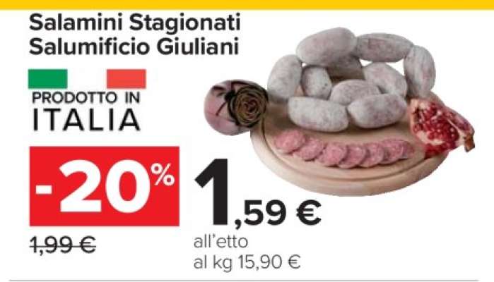 Salamini Stagionati Salumificio Giuliani