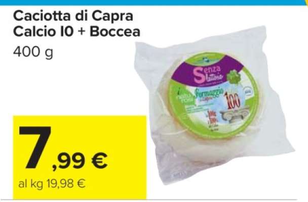 Caciotta di Capra Calcio IO + Boccea