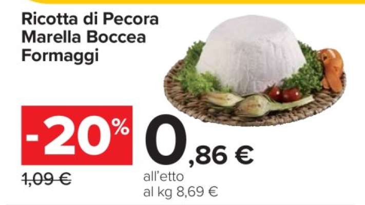 Ricotta di Pecora Marella Boccea Formaggi
