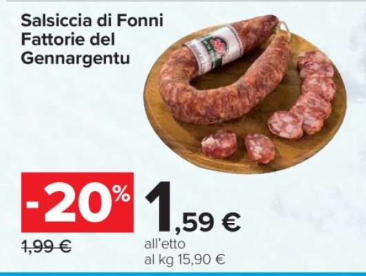 Salsiccia di Fonni Fattorie del Gennargentu
