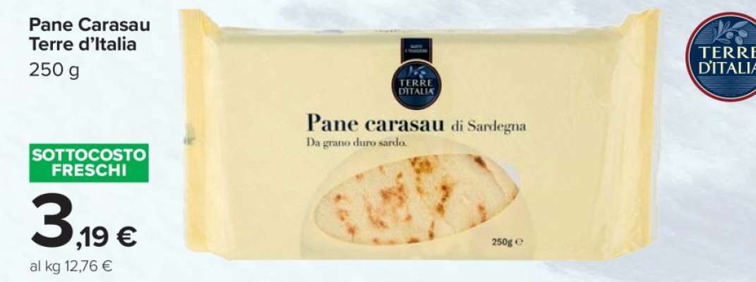 Pane Carasau Terre d'Italia