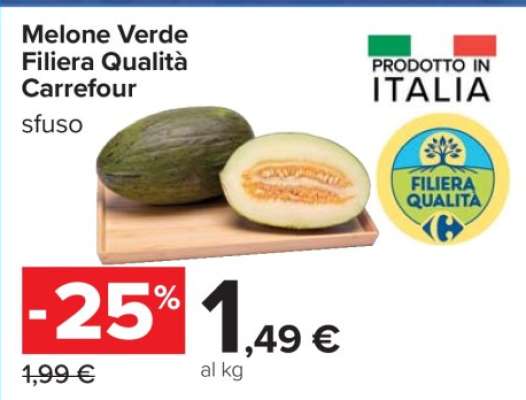 Melone Verde Filiera Qualità Carrefour
