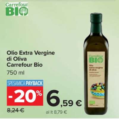 Olio Extra Vergine di Oliva Carrefour Bio