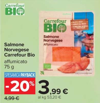 Salmone Norvegese Carrefour Bio