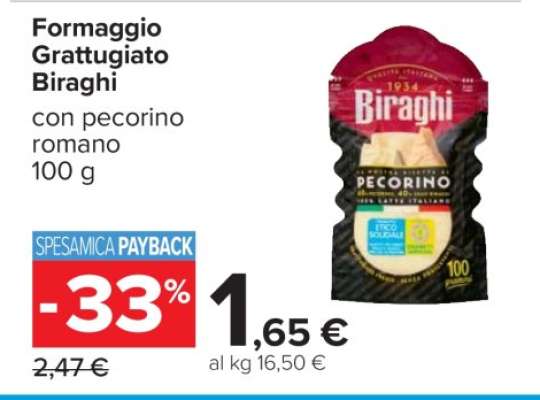 Formaggio grattugiato BIRAGHI