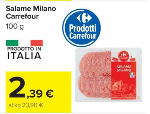 Salame Milano Carrefour