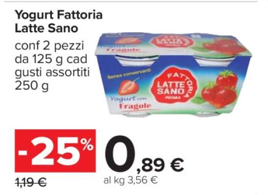 Yogurt Fattoria Latte Sano