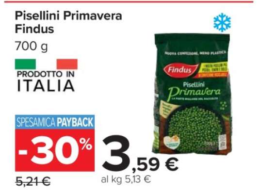 Pisellini Primavera Findus