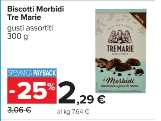 Biscotti Morbidi Tre Marie
