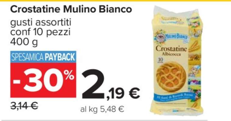 Crostatine Mulino Bianco