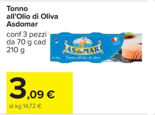 Tonno all’Olio di Oliva AsdoMar