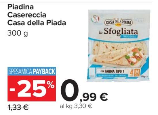 Piadina Casereccia Casa della Piada