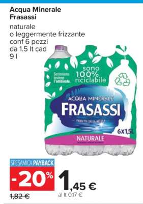 Acqua Minerale Frasassi
