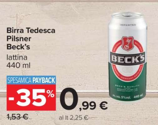 Birra Tedesca Pilsner Beck’s