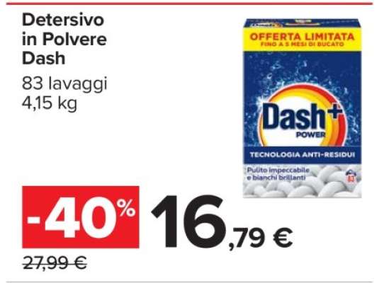 Detersivo in Polvere Dash