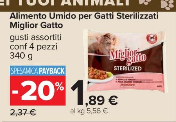 Alimento Umido per Gatti Sterilizzati Miglior Gatto