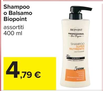 Shampoo o Balsamo Biopoint