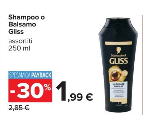 Shampoo o Balsamo Gliss