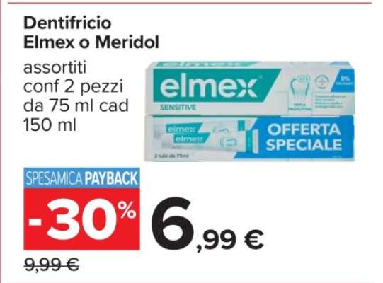Dentifricio Elmex o Meridol
