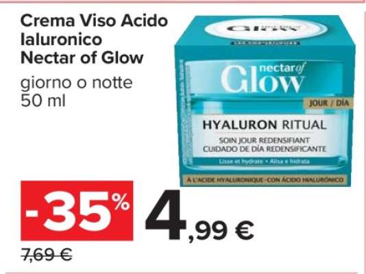 Crema Viso Acido Ialuronico Nectar of Glow