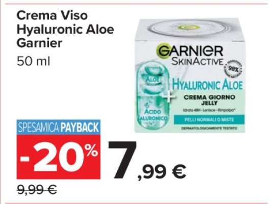 Crema Viso Hyaluronic Aloe Garnier
