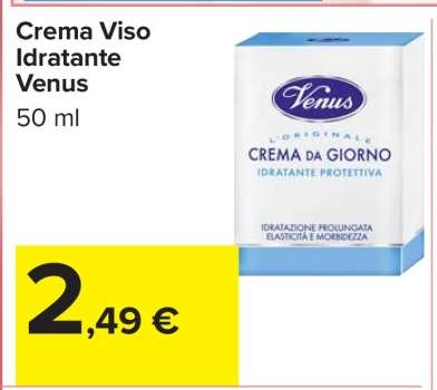 Crema Viso Idratante Venus