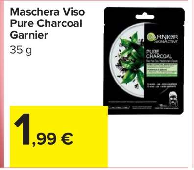 Maschera Viso Pure Charcoal Garnier