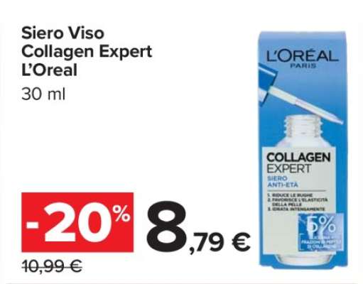 Siero Viso Collagen Expert L’Oreal