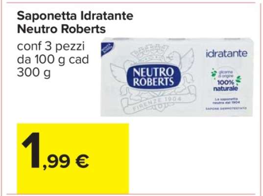 Saponetta Idratante Neutro Roberts