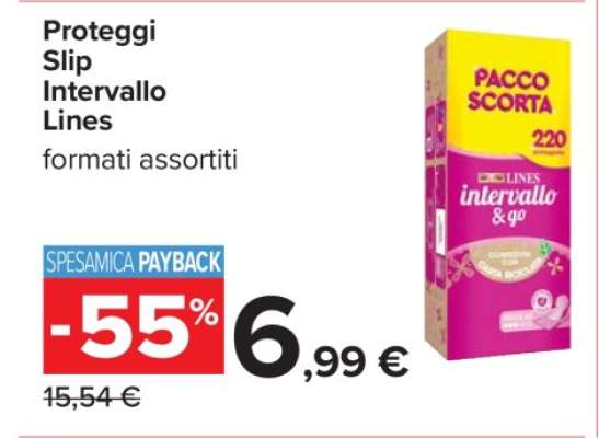 PROTEGGI-SLIP INTERVALLO LINES