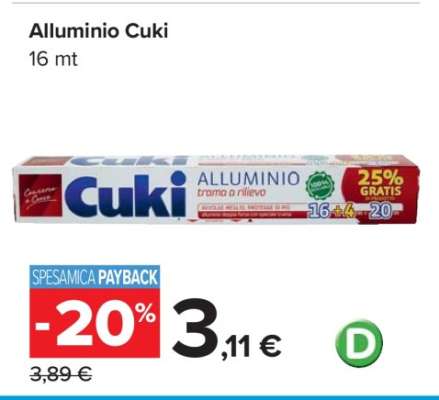 ALLUMINIO CUKI