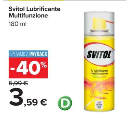 Svitol Lubrificante Multifunzione