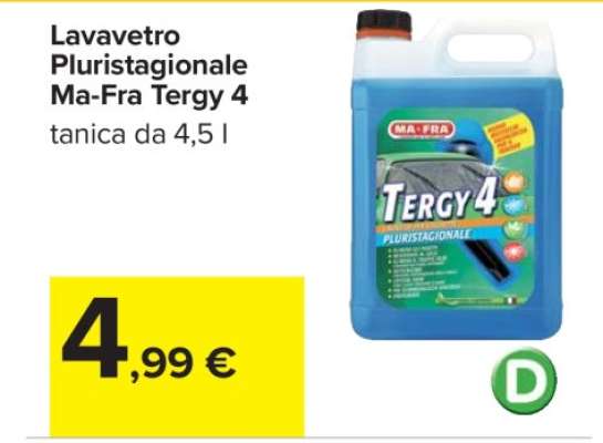 Lavavetro Pluristagionale Ma-Fra Tergy 4