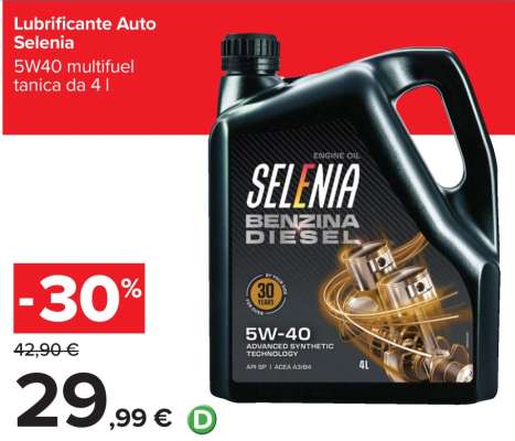 Lubrificante Auto Selenia