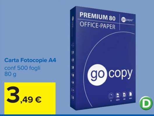 Carta Fotocopie A4