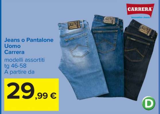 JEANS O PANTALONE UOMO CARRERA