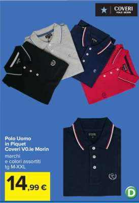 Polo Uomo in Piquet Coveri V0.le Morin